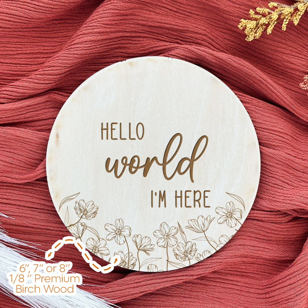 Hello World Announcement Sign