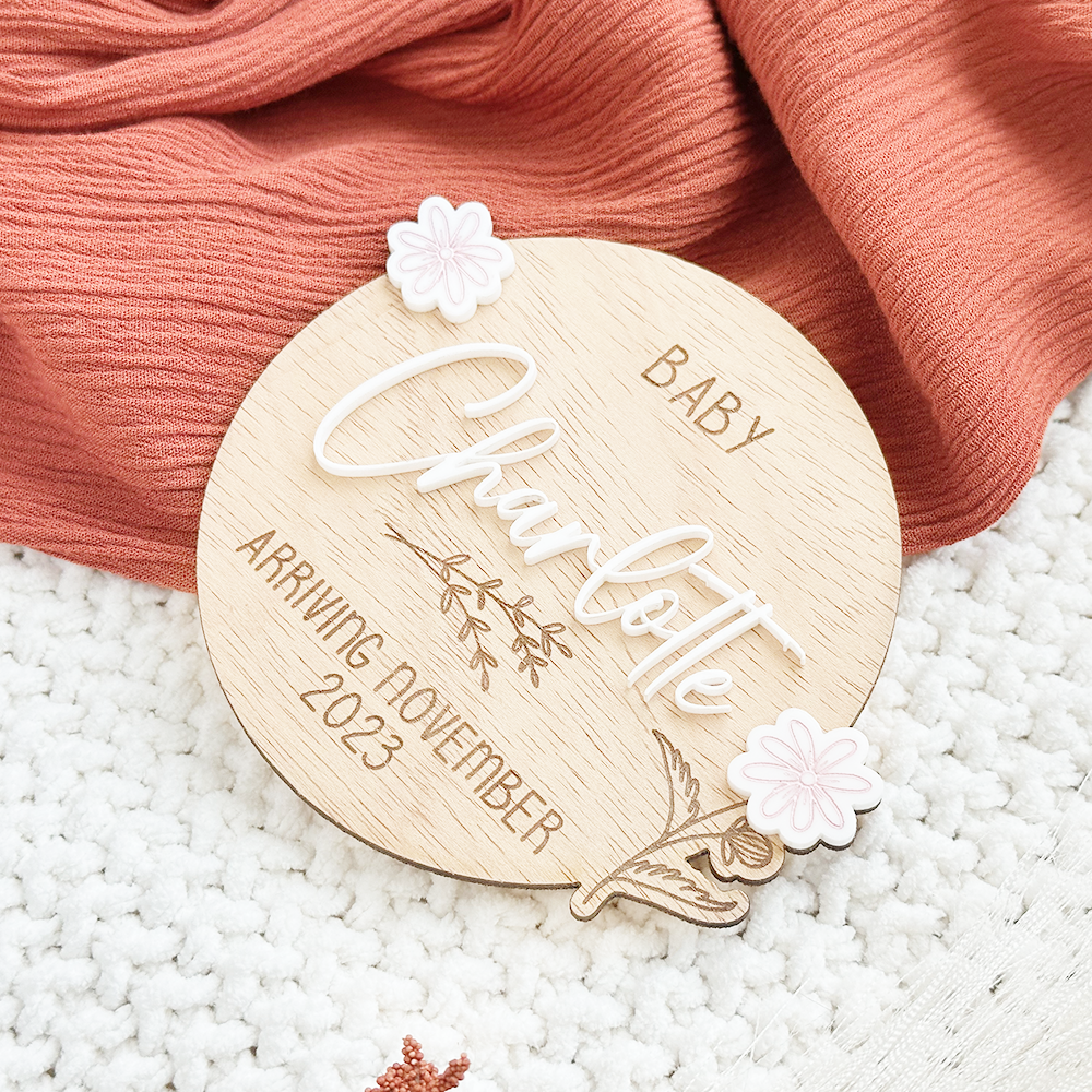 Flower Arriving Announcement Sign