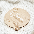 Baby Boy Plane Announcement Sign