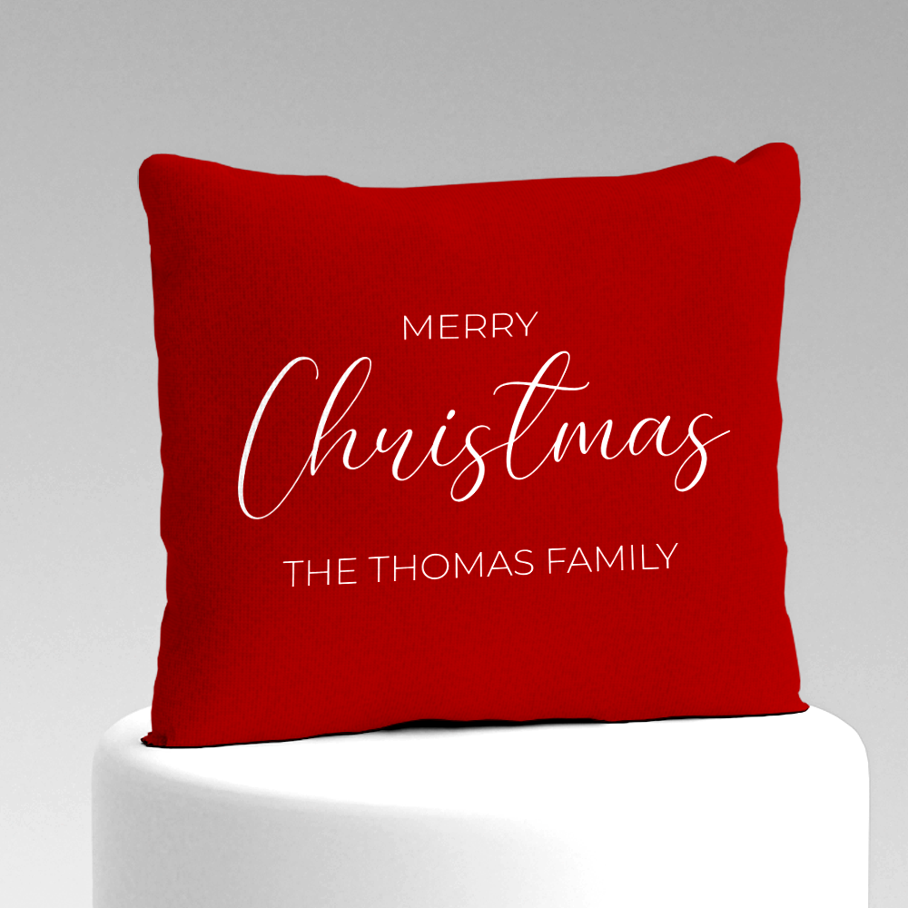 Family Christmas Pillow Cover A