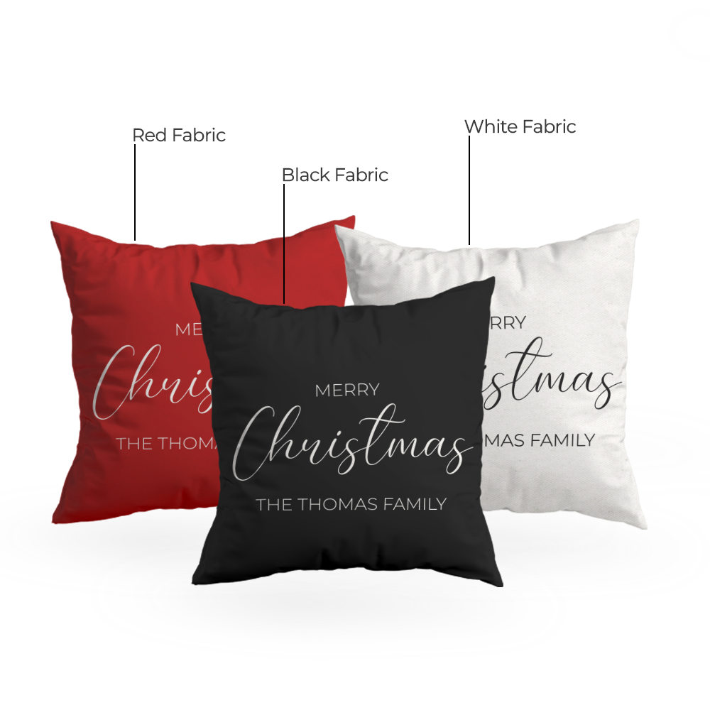 Family Christmas Pillow Cover A