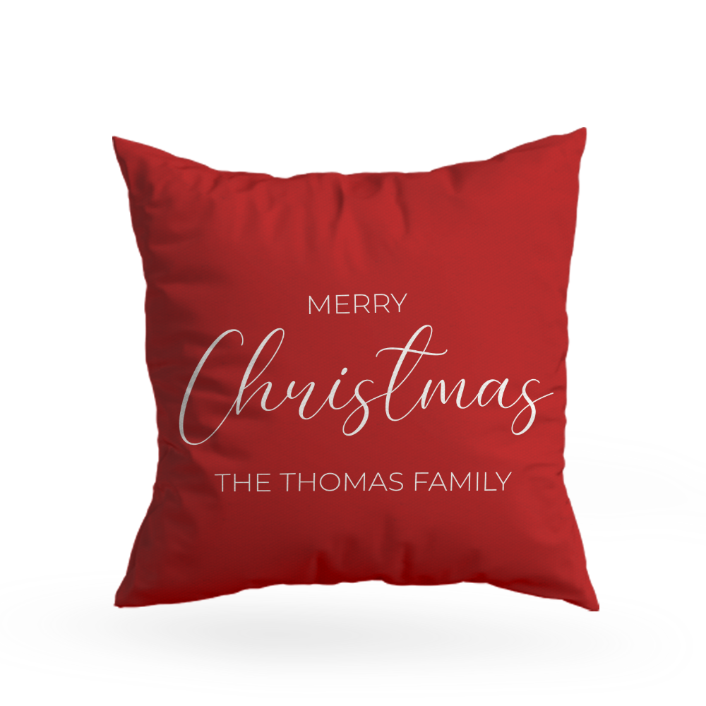 Family Christmas Pillow Cover A