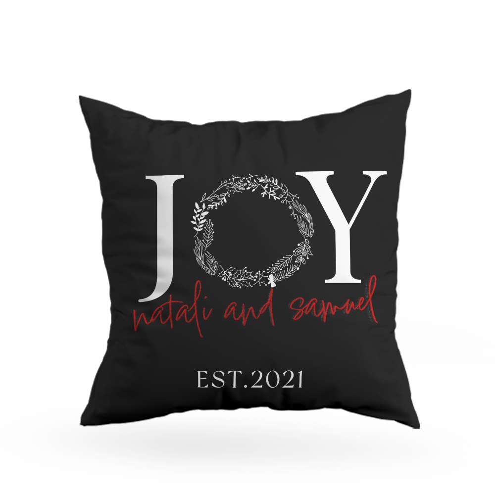 Name Christmas Pillow Cover A