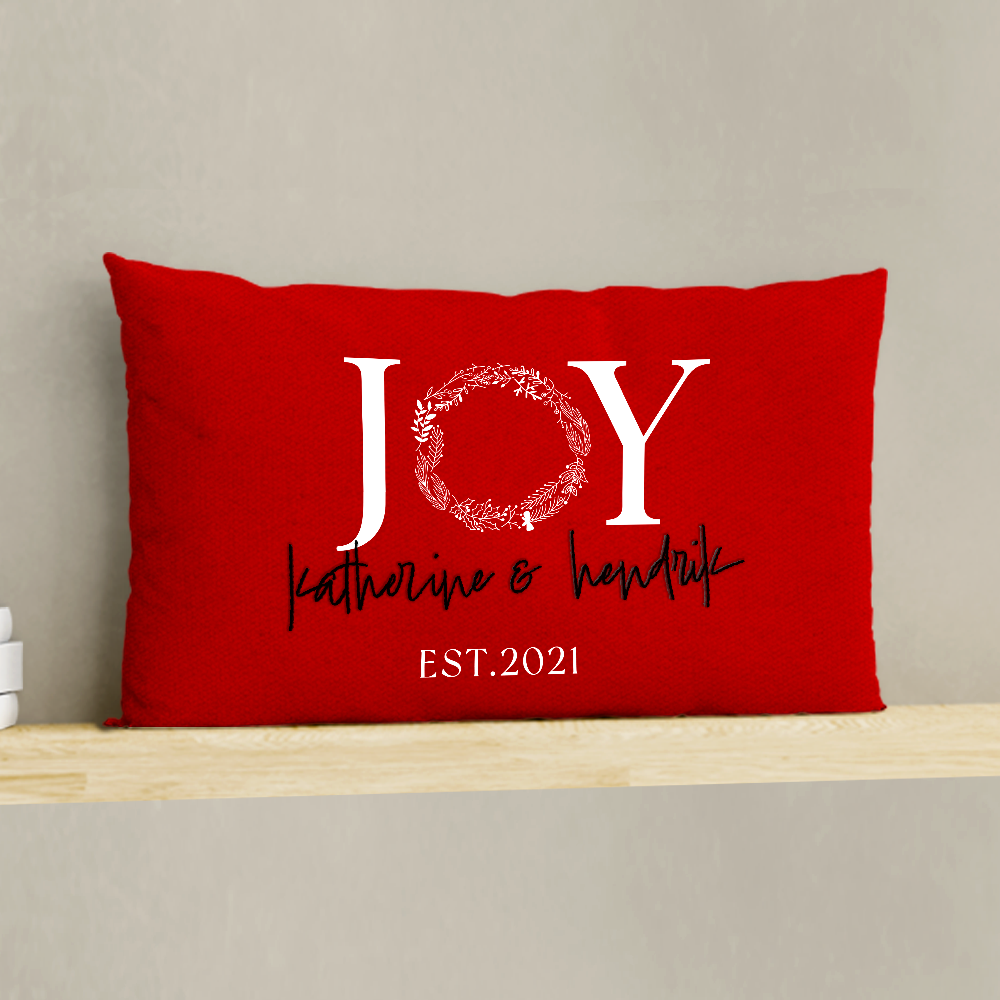 Name Christmas Pillow Cover A