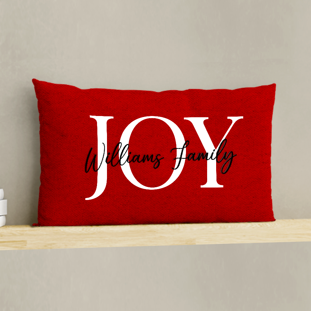 Family Christmas Pillow Cover D