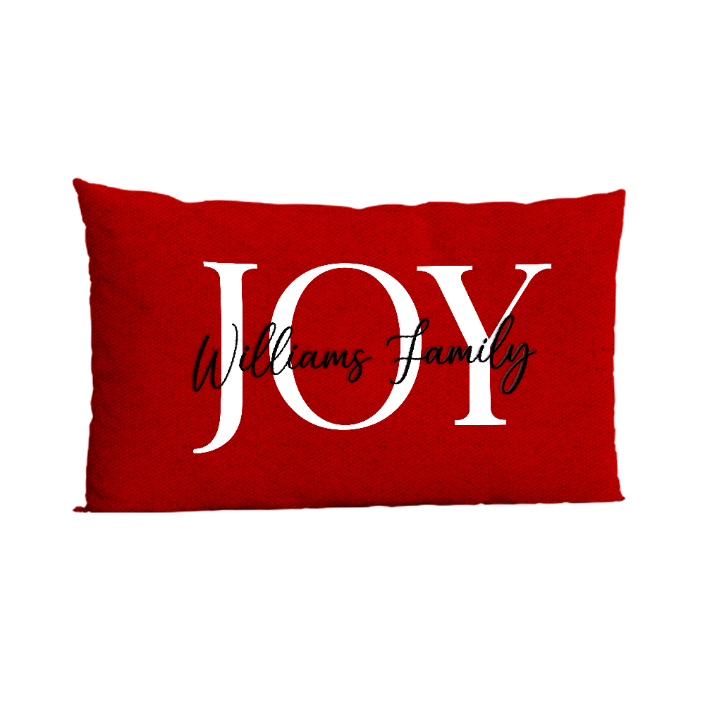 Family Christmas Pillow Cover D