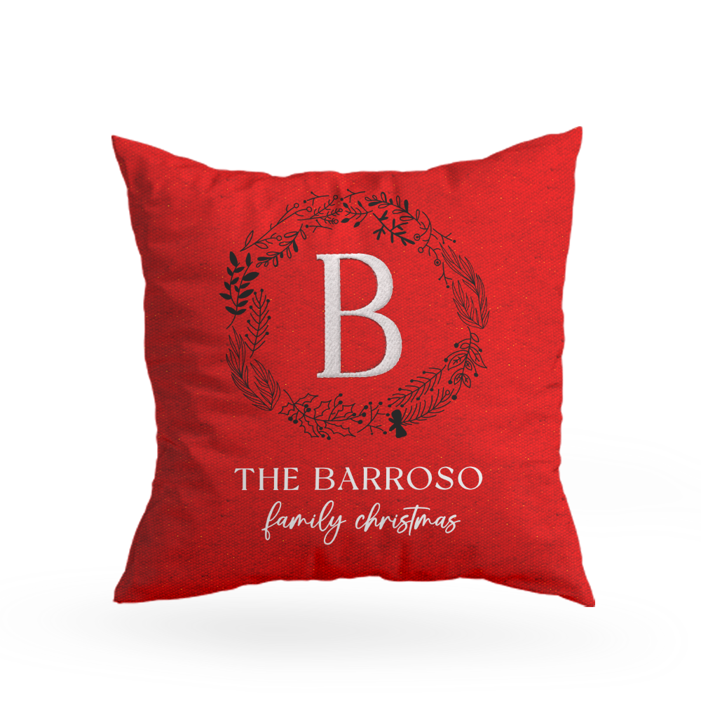 Family Christmas Pillow Cover F