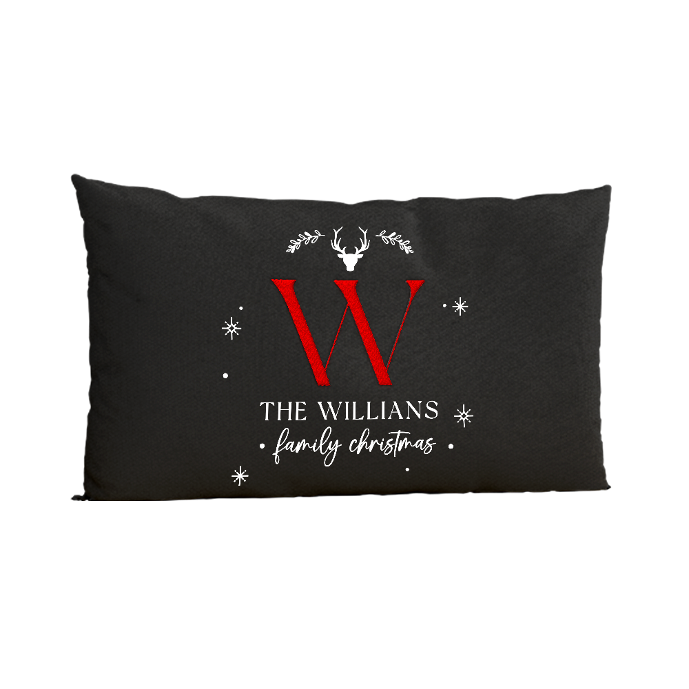 Family Christmas Pillow Cover H