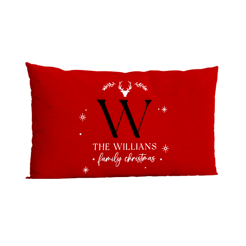 Family Christmas Pillow Cover H