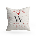 Family Christmas Pillow Cover H