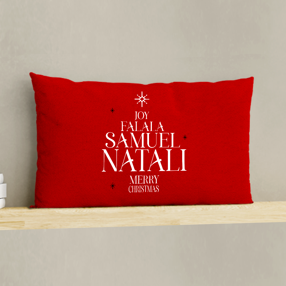 Family Christmas Pillow Cover I