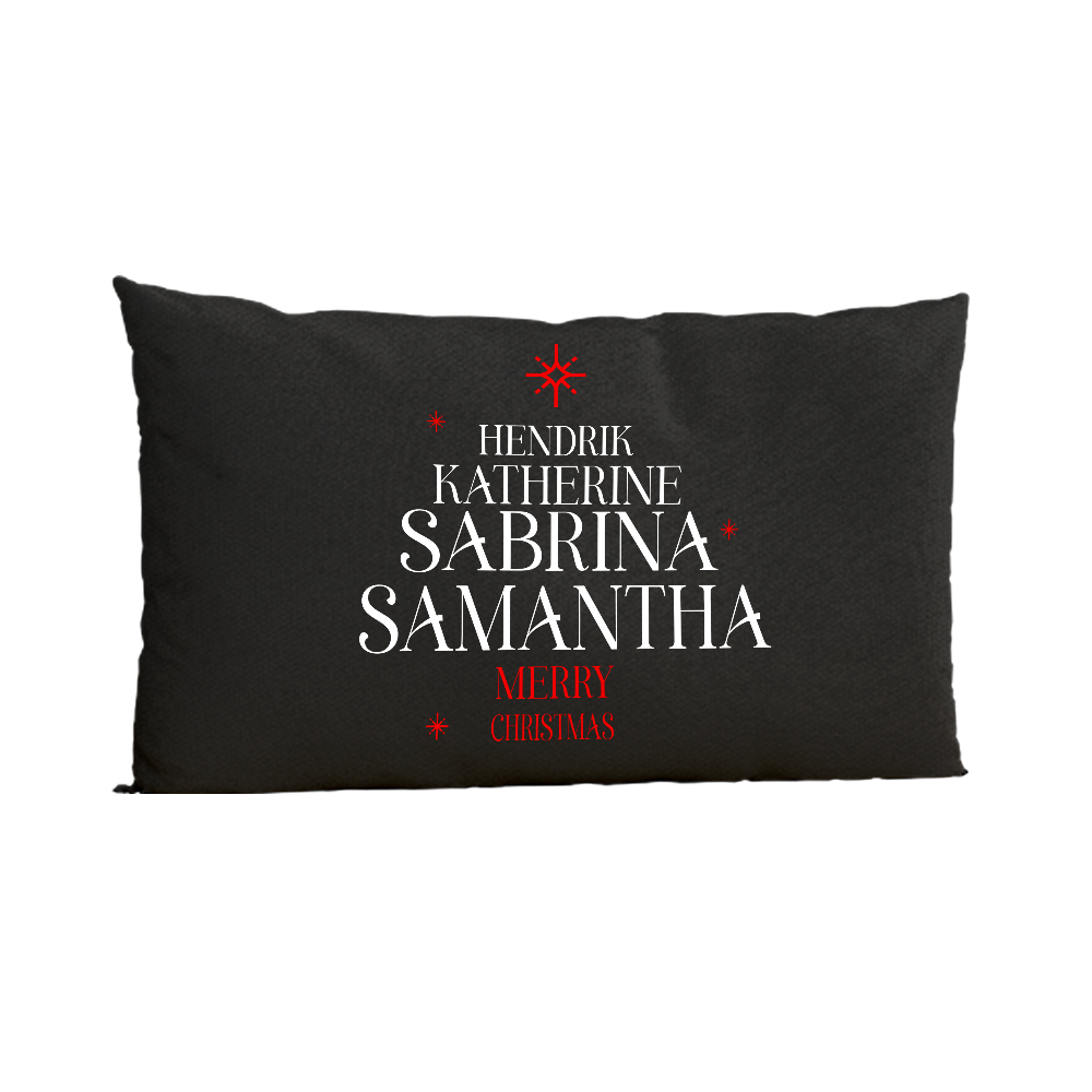 Family Christmas Pillow Cover I
