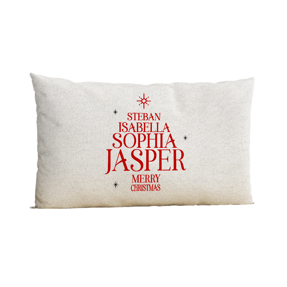 Family Christmas Pillow Cover I
