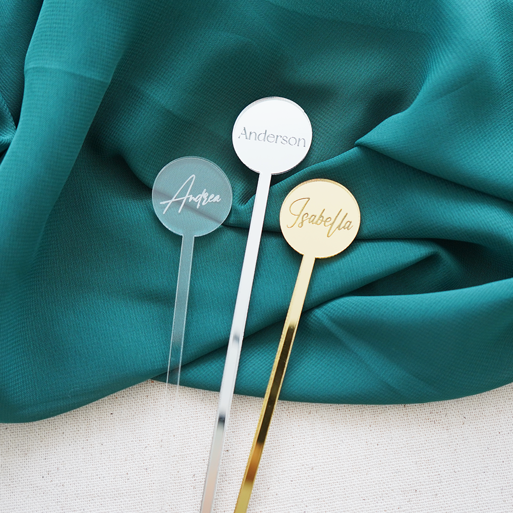 6'' Custom Name Drink Stirrers