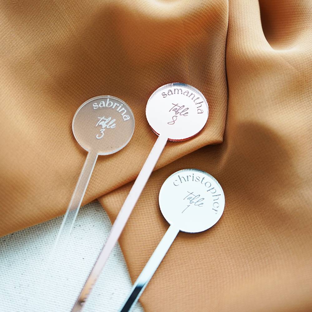 6'' Custom Guest Drink Stirrers