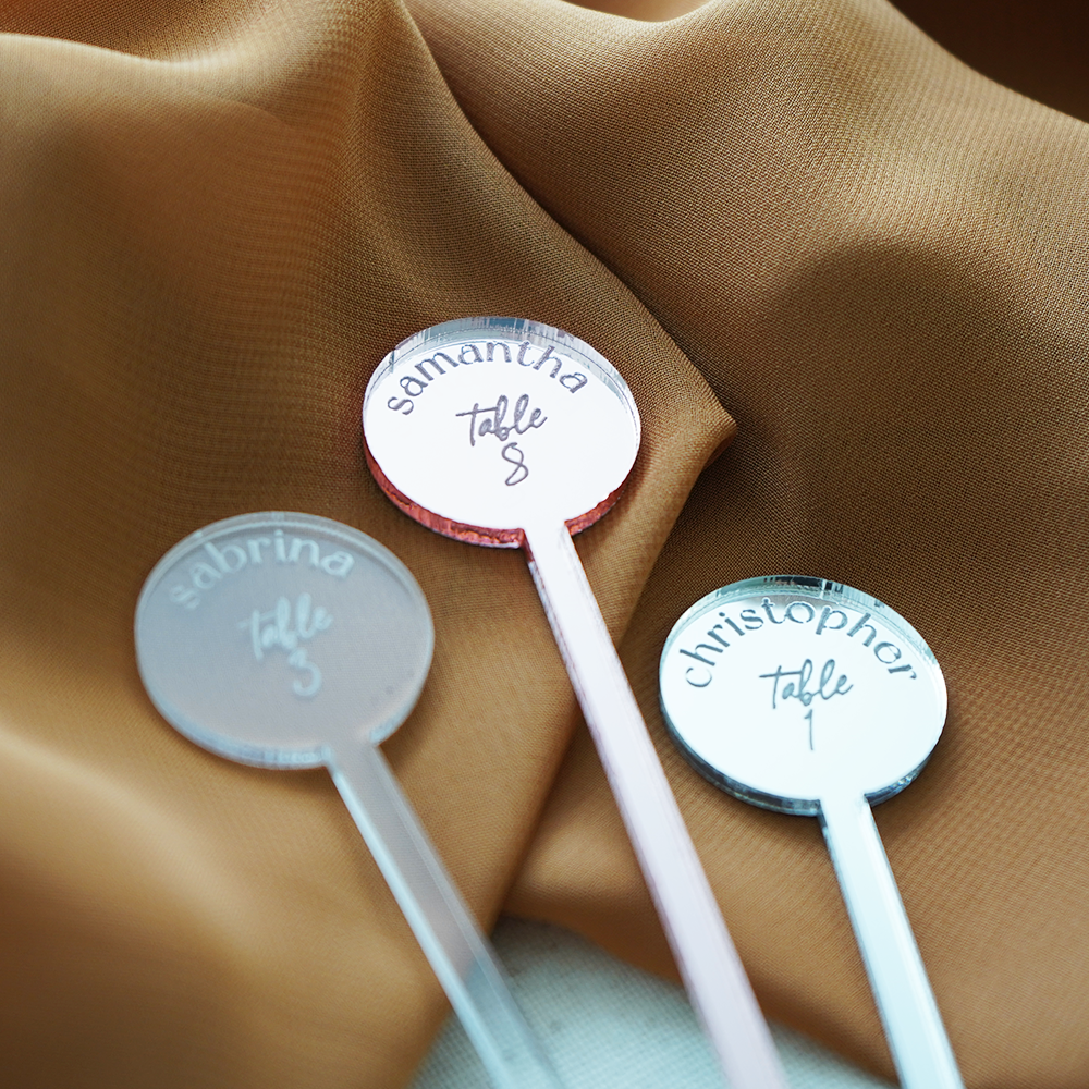 6'' Custom Guest Drink Stirrers