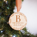 Family Wooden Ornament - A