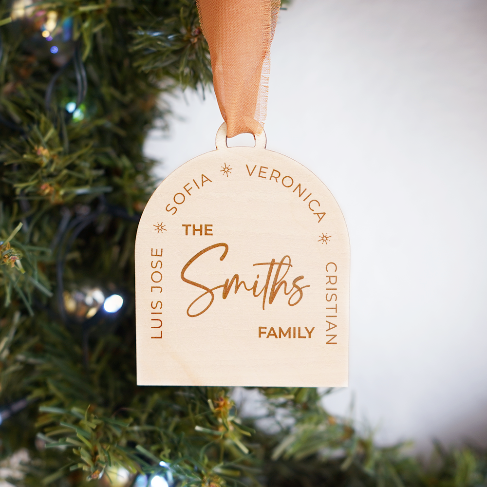 Family Wooden Ornament - 005