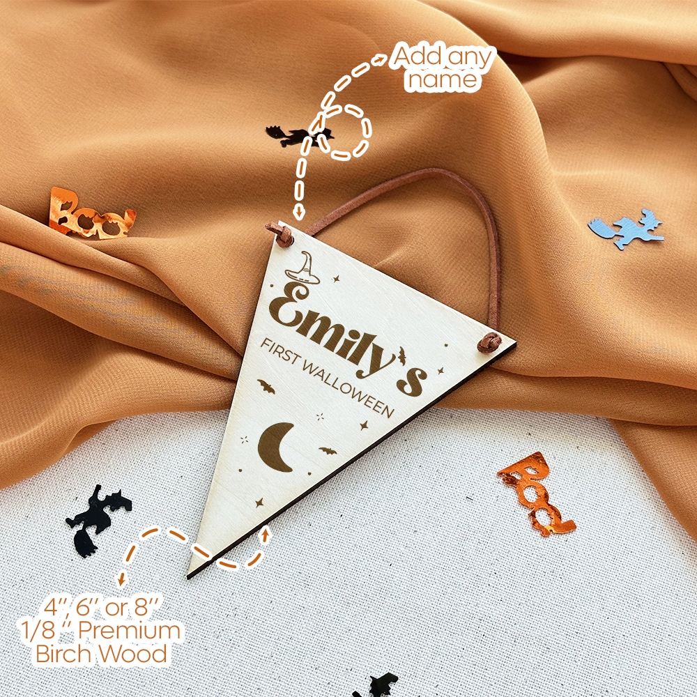 Baby's First Halloween Basket Tags