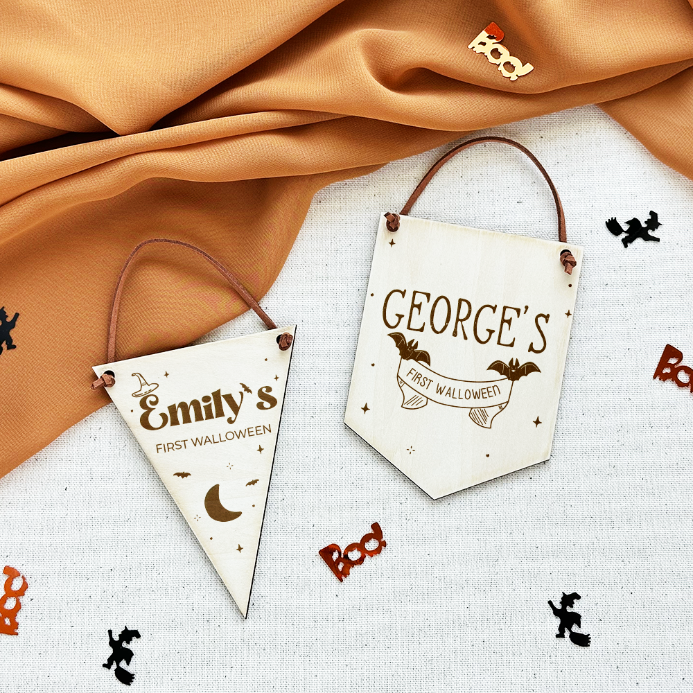 Pumpkin Baby's First Halloween Basket Tags