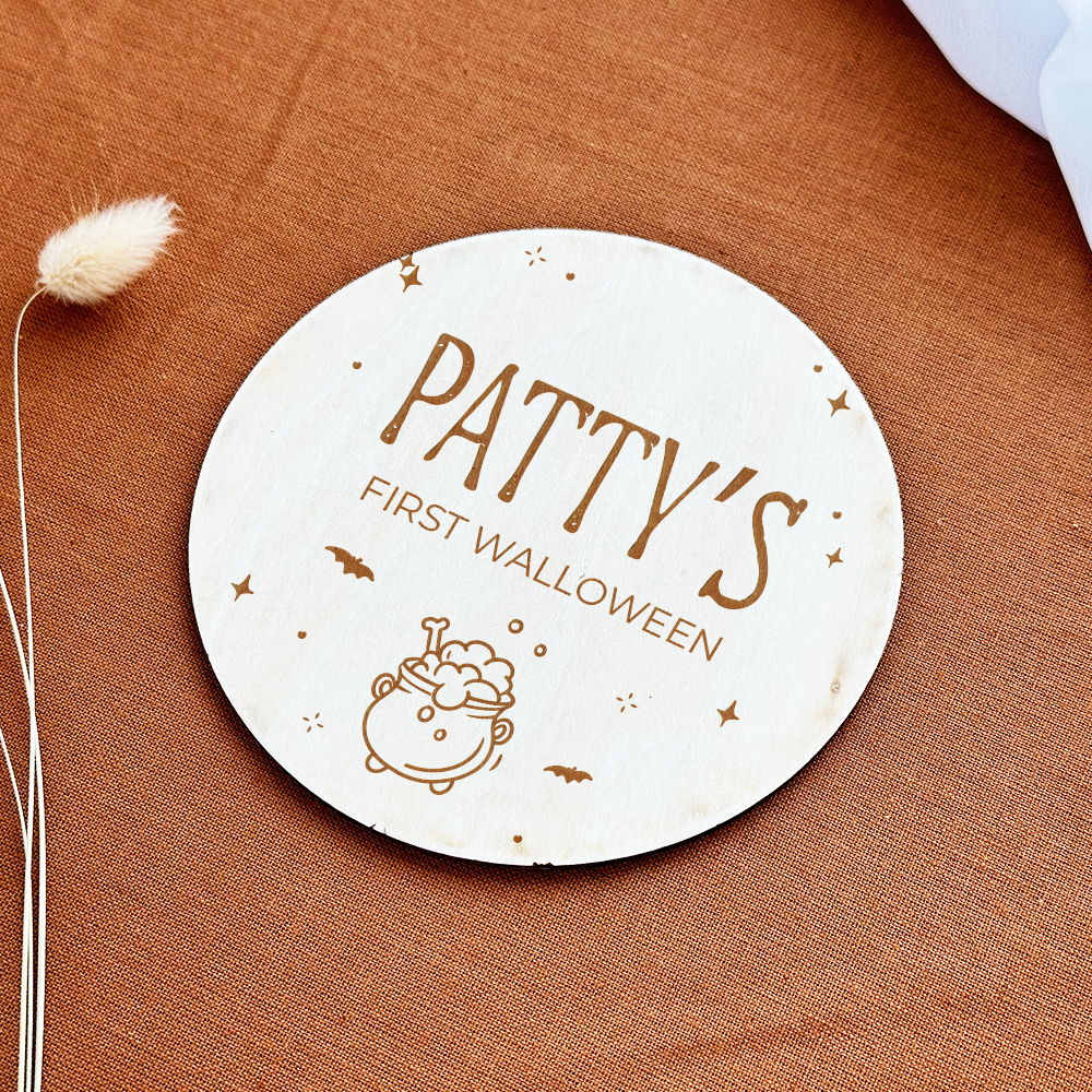 Cauldron of Potions Baby's First Halloween Basket Tags