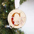 Acrylic & Wood Ornament-A