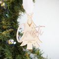 Tree Acrylic & Wood Ornament-B