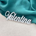 Silver Wooden Place Cards